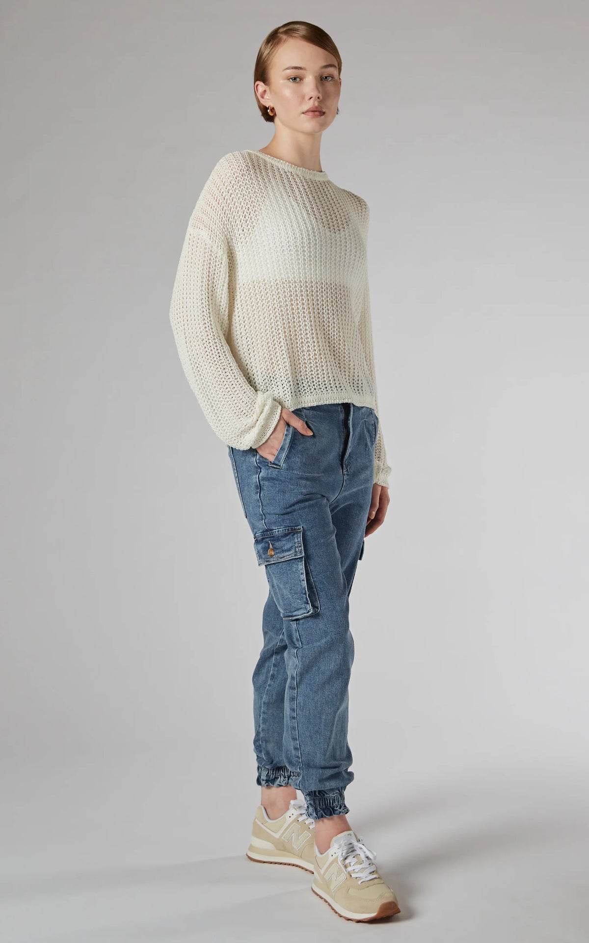 Dricoper Mora Vintage Cargo Jeans - Vintage Indigo