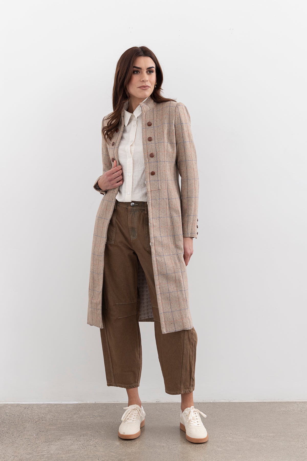 Moss Camila Coat - Plaid