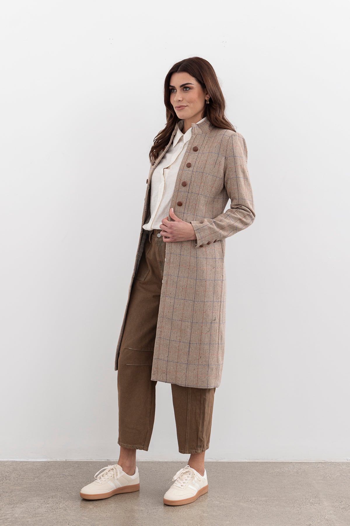 Moss Camila Coat - Plaid