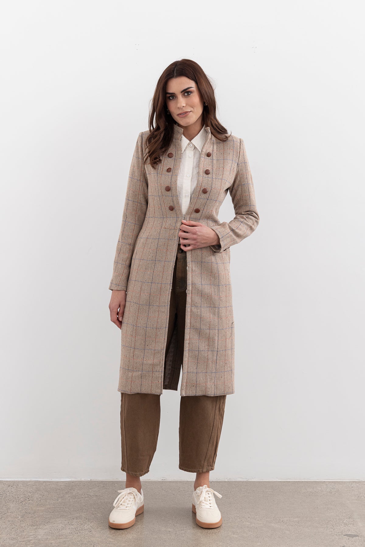 Moss Camila Coat - Plaid