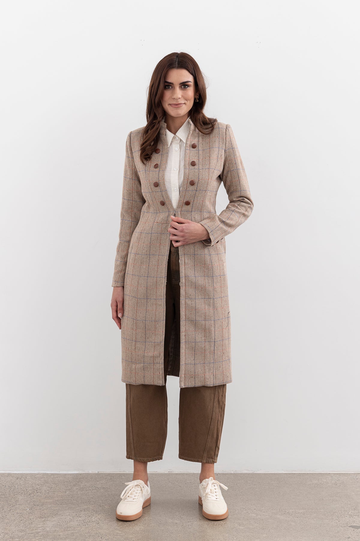 Moss Camila Coat - Plaid