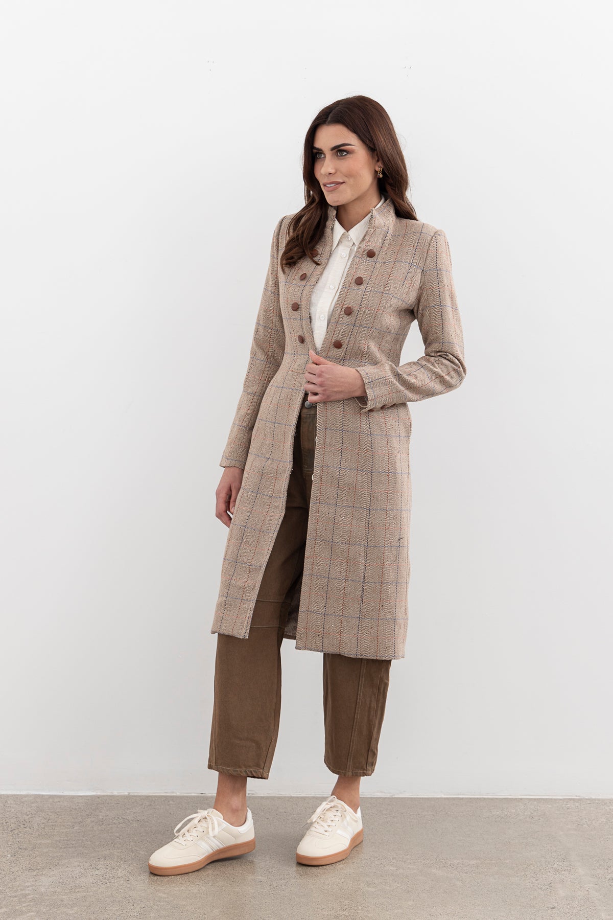 Moss Camila Coat - Plaid