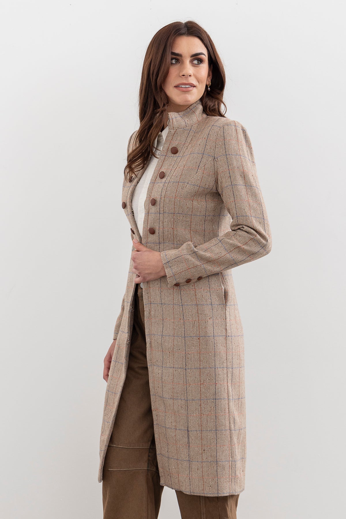 Moss Camila Coat - Plaid