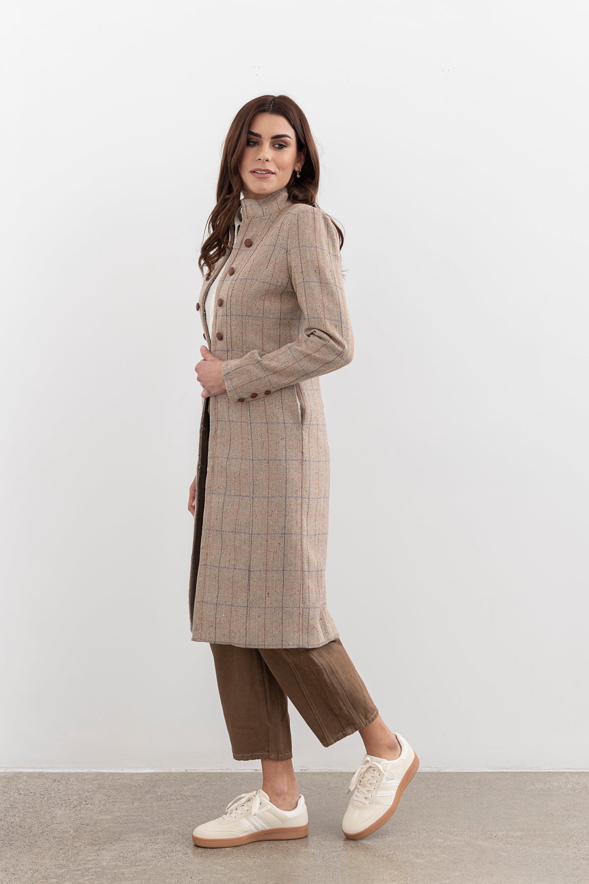 Moss Camila Coat - Plaid