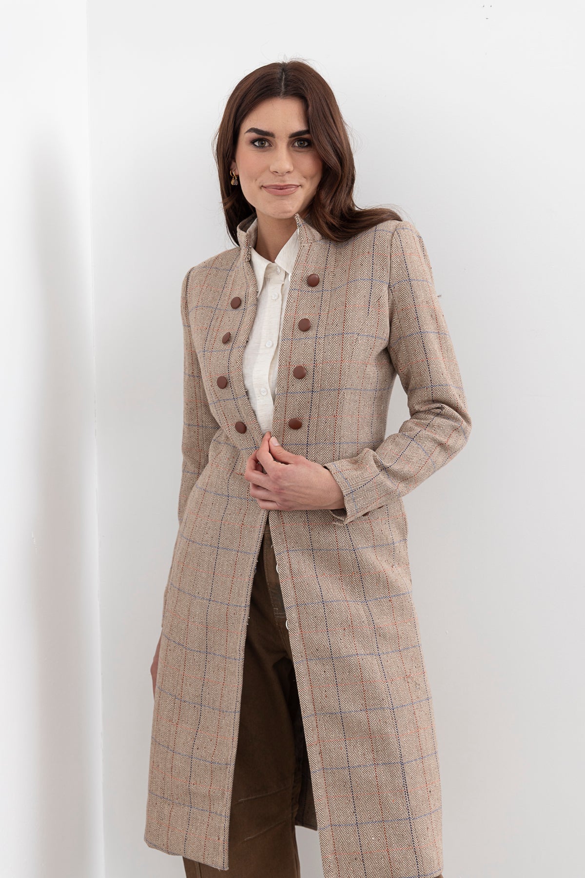 Moss Camila Coat - Plaid