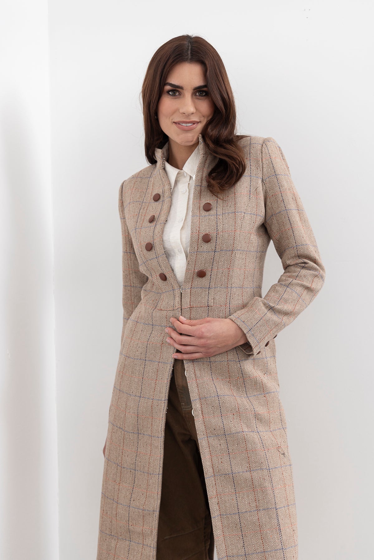 Moss Camila Coat - Plaid