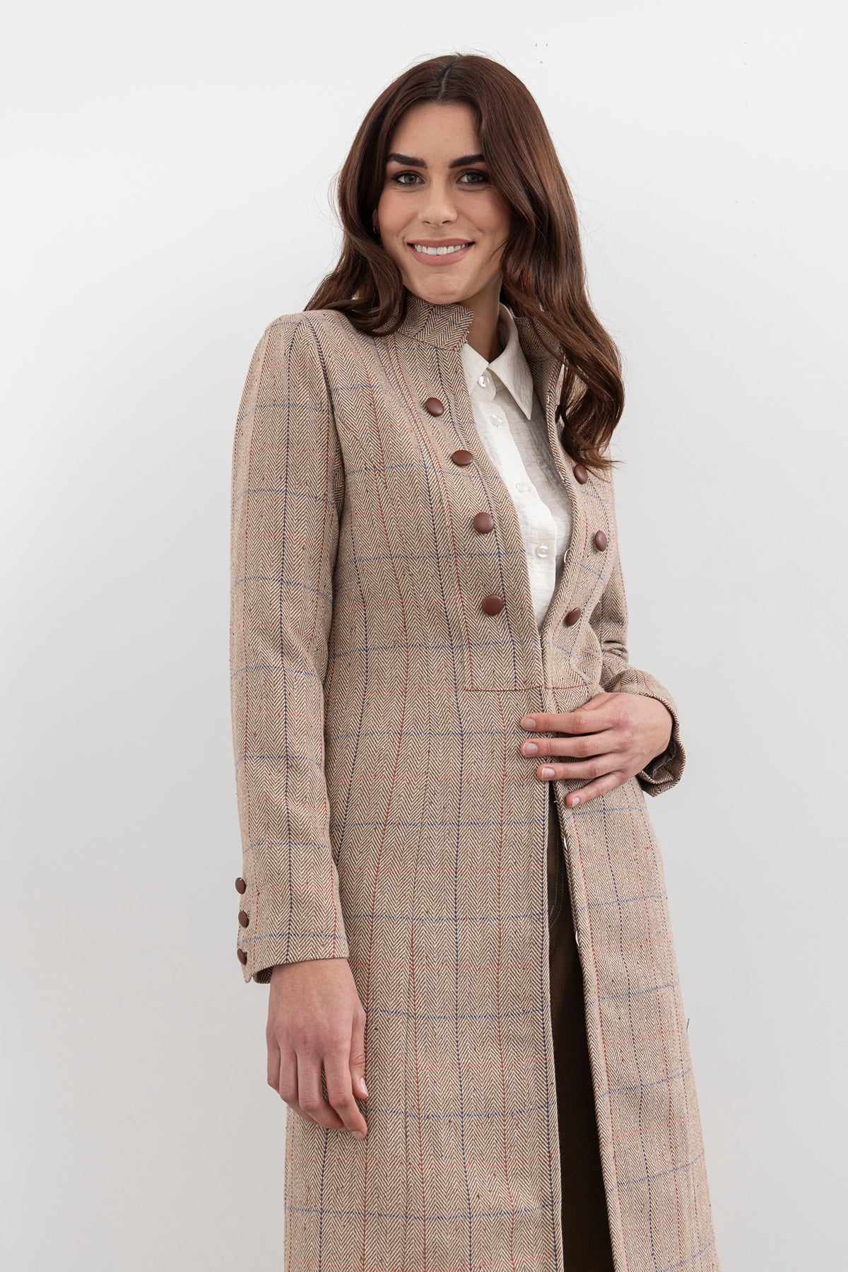 Moss Camila Coat - Plaid