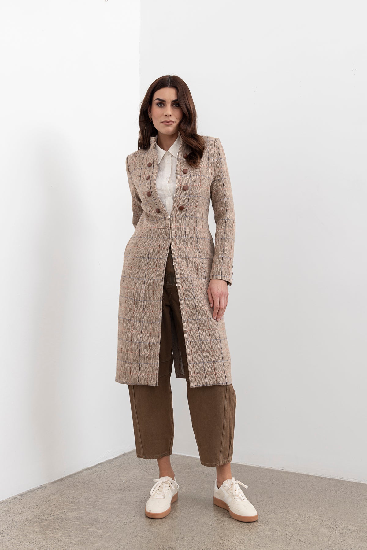 Moss Camila Coat - Plaid