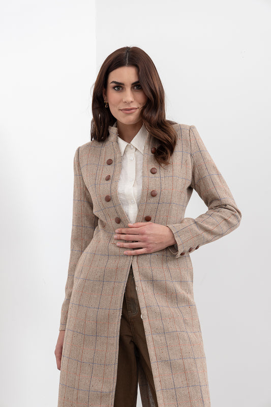 Moss Camila Coat - Plaid