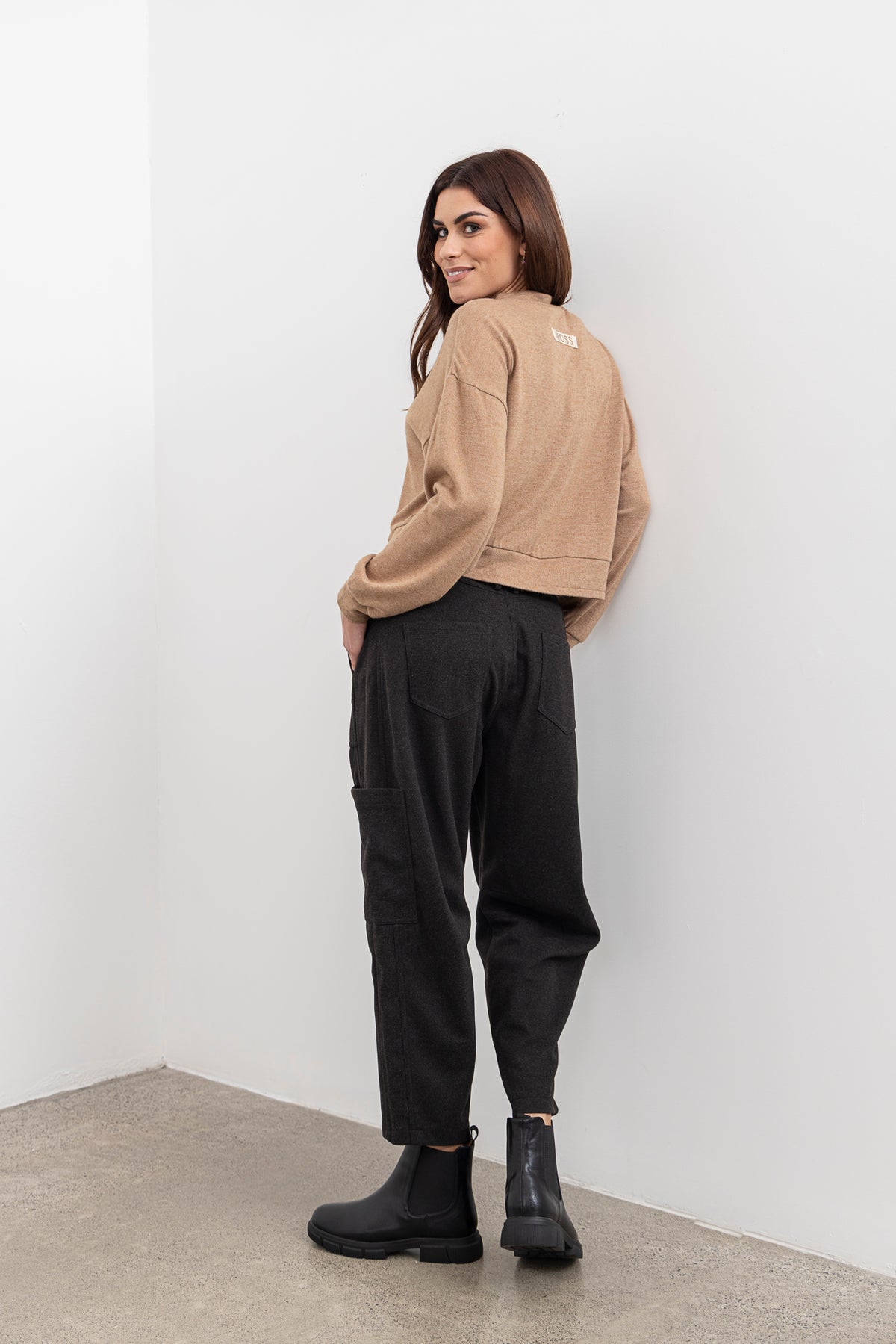 Moss Lexi Pant - Charcoal