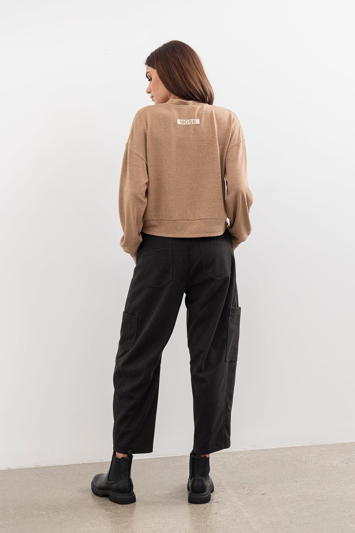 Moss Lexi Pant - Charcoal