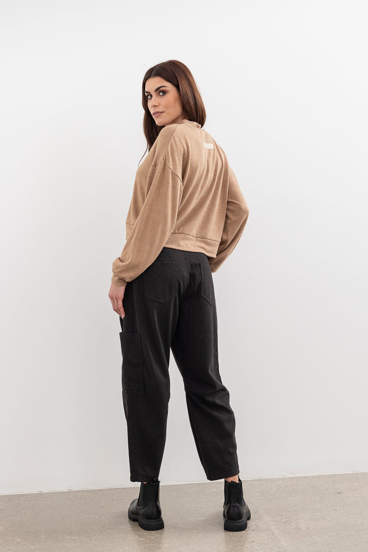 Moss Lexi Pant - Charcoal