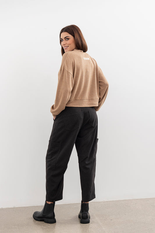 Moss Lexi Pant - Charcoal