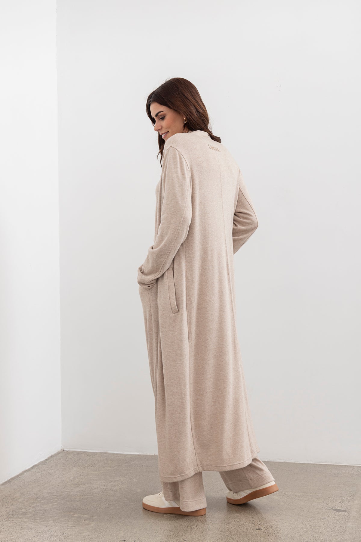 Moss Shelby Loungewear Coatigan - Oat