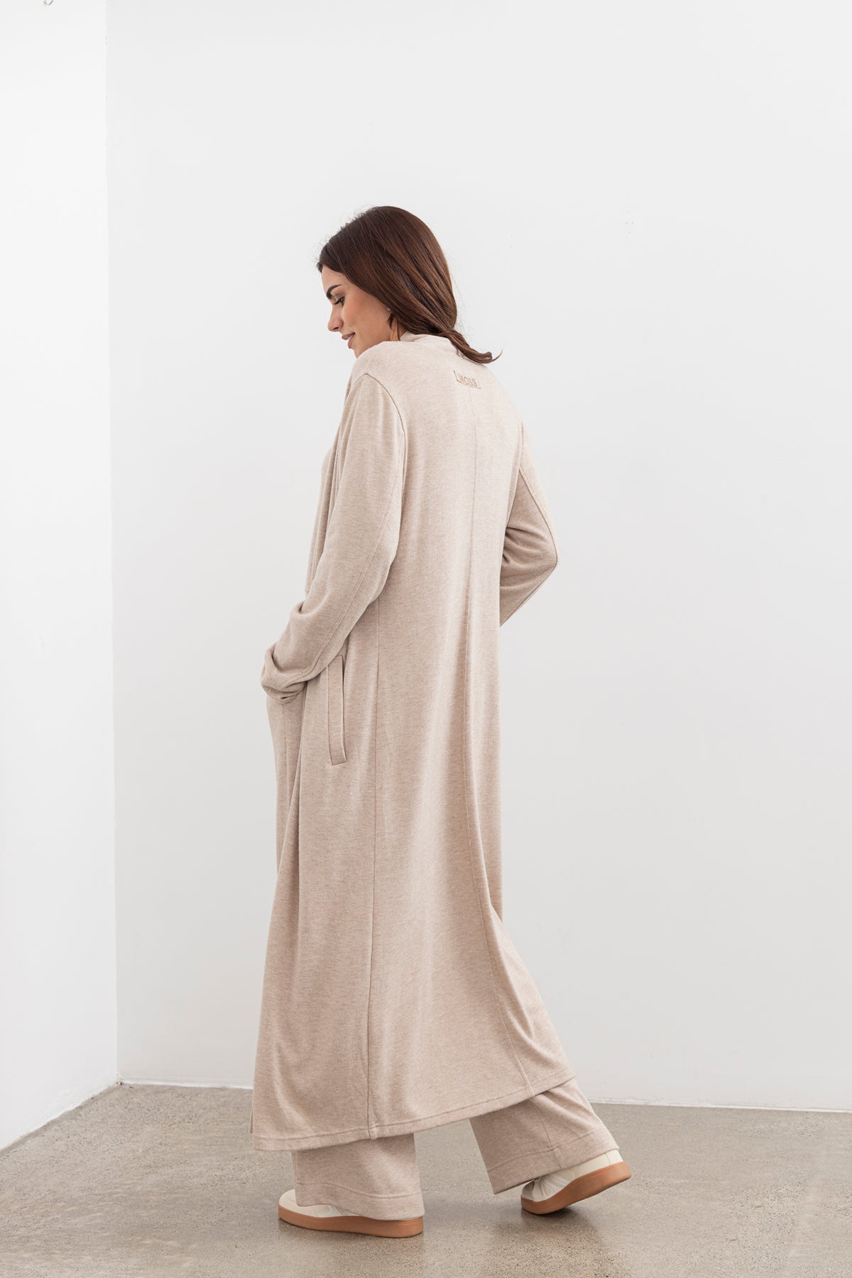 Moss Shelby Loungewear Coatigan - Oat