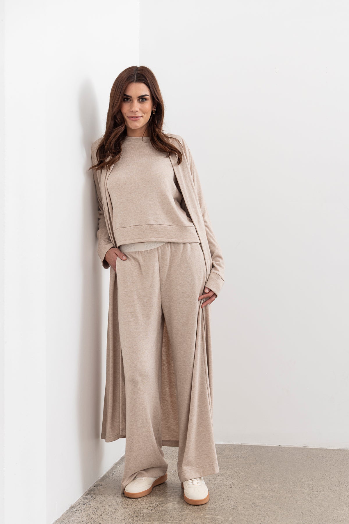 Moss Shelby Loungewear Top - Oat