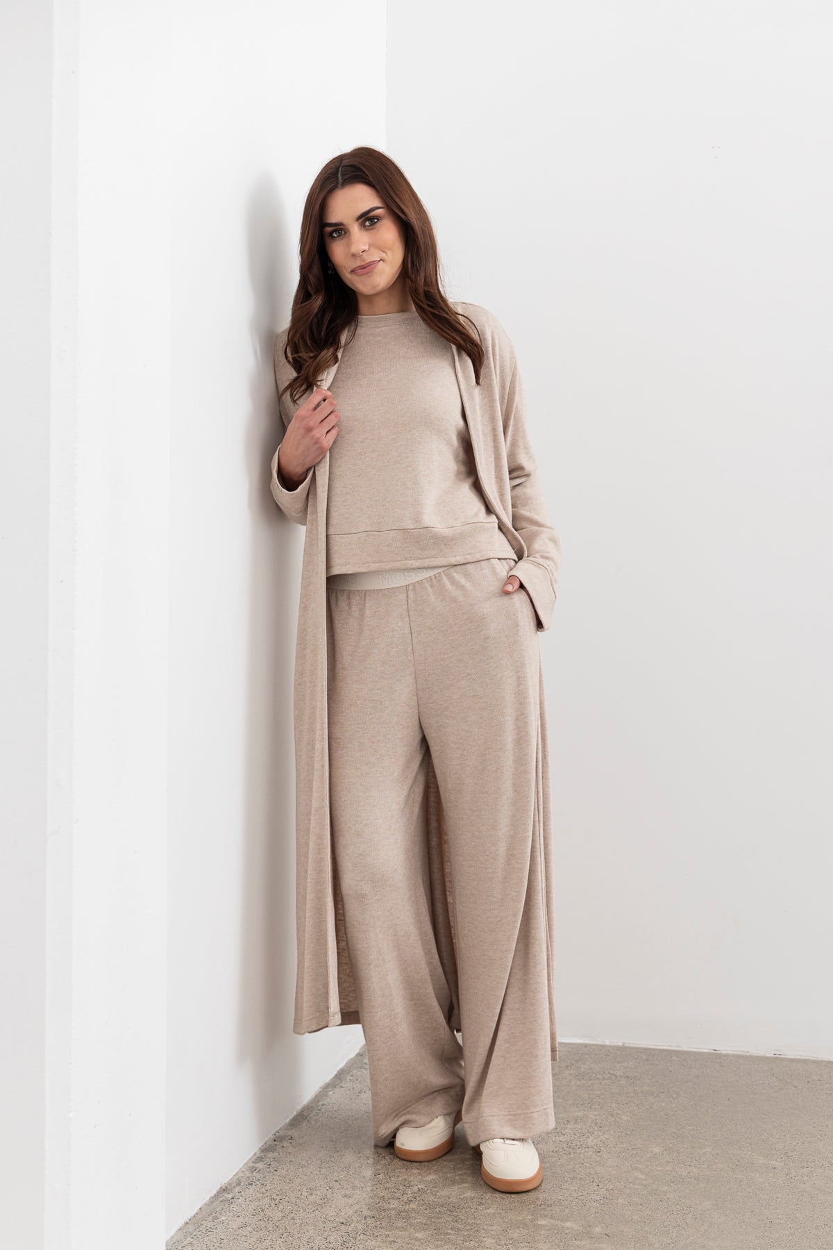 Moss Shelby Loungewear Top - Oat