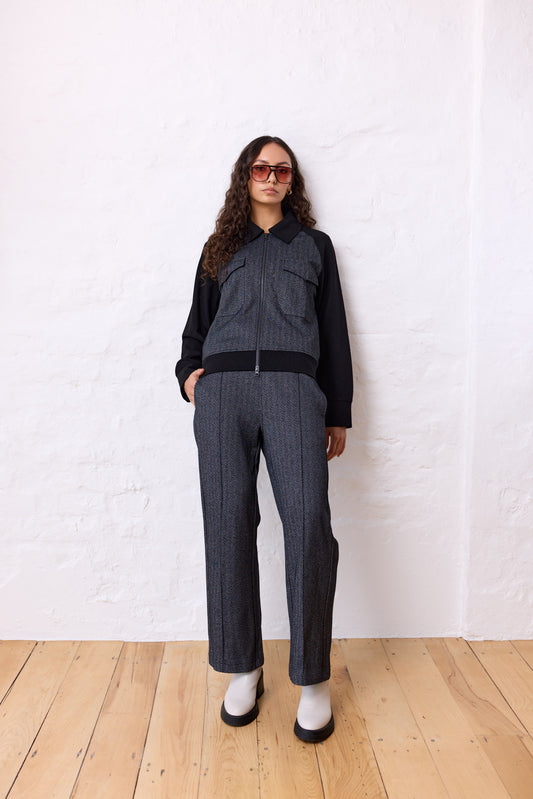 Navy & Co Batten Pant - GreyMarl