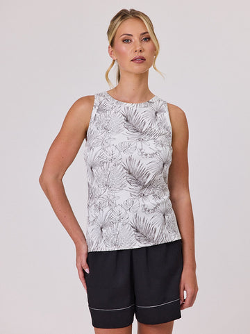 Navy & Co Tropic Print Tank