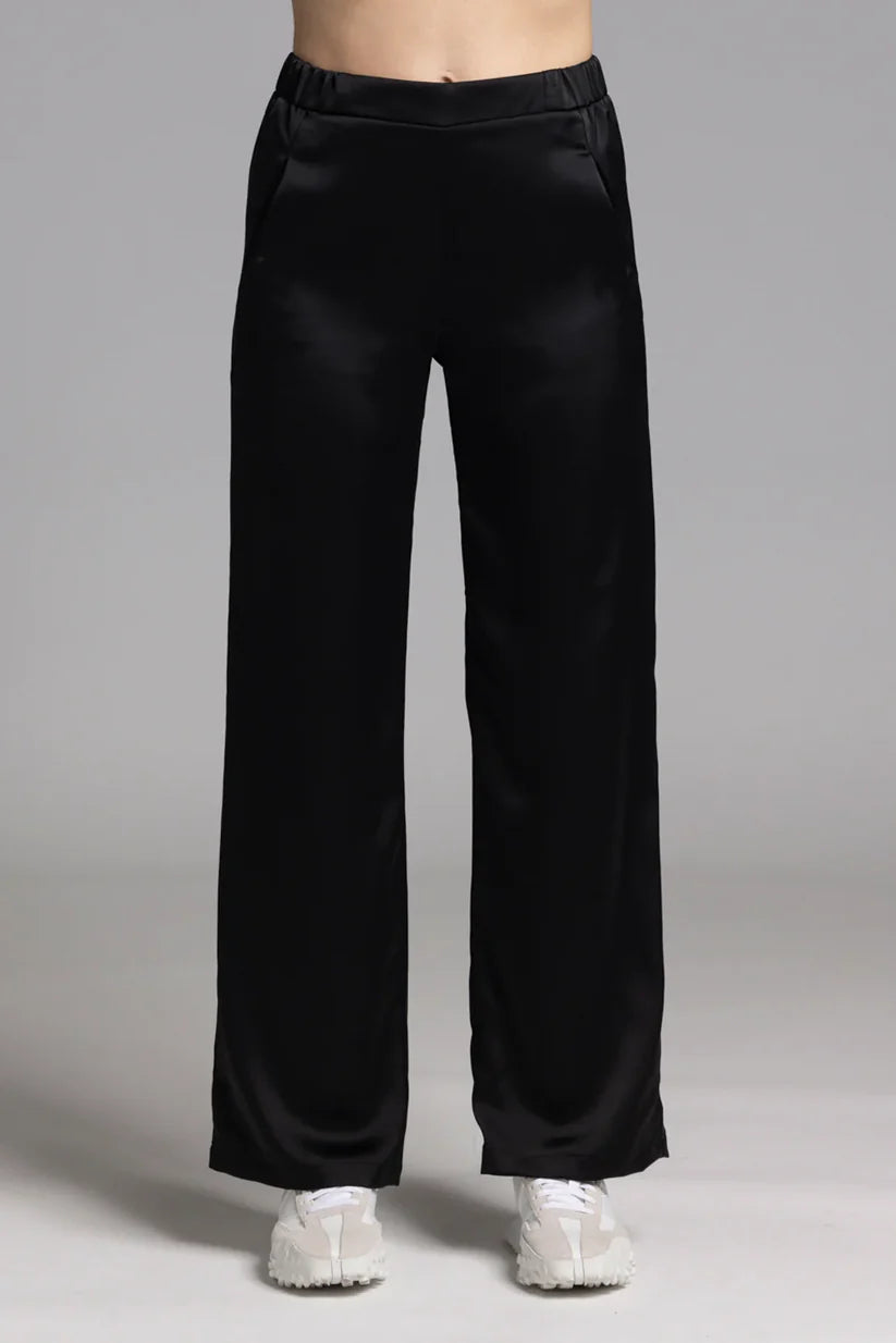 Nes Satin Gin Pant - Black