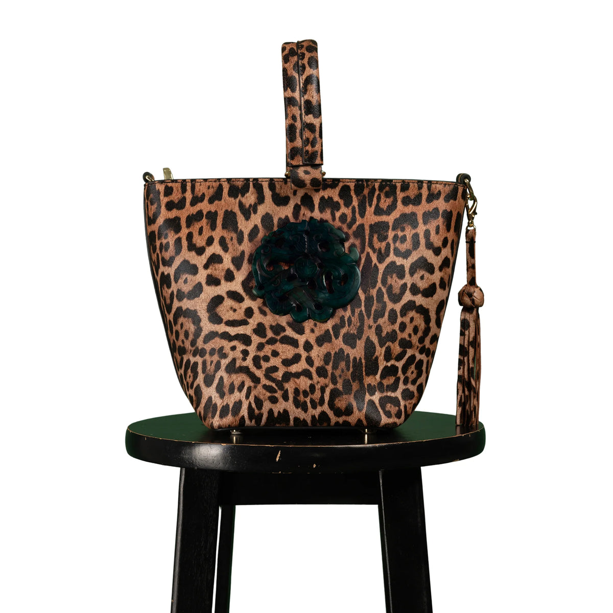 Desti Saint Noora Bucket Bag - Leopard