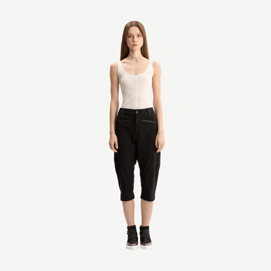 Bone & Arrow Scarlette Pant - Black/White Trim