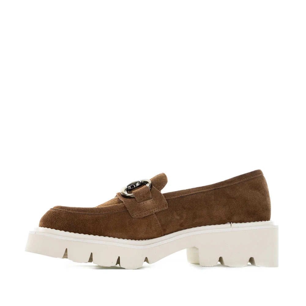 Tamara London Pargo Loafer - Dark Tan Suede