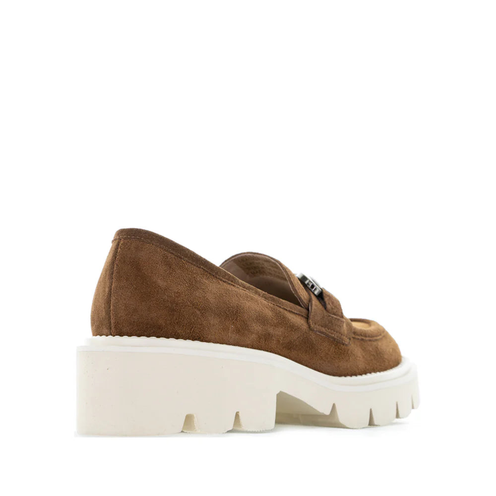 Tamara London Pargo Loafer - Dark Tan Suede