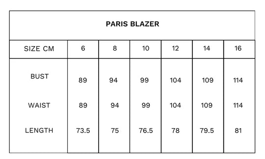 Tuesday Paris Blazer - Dark Navy Pinstripe