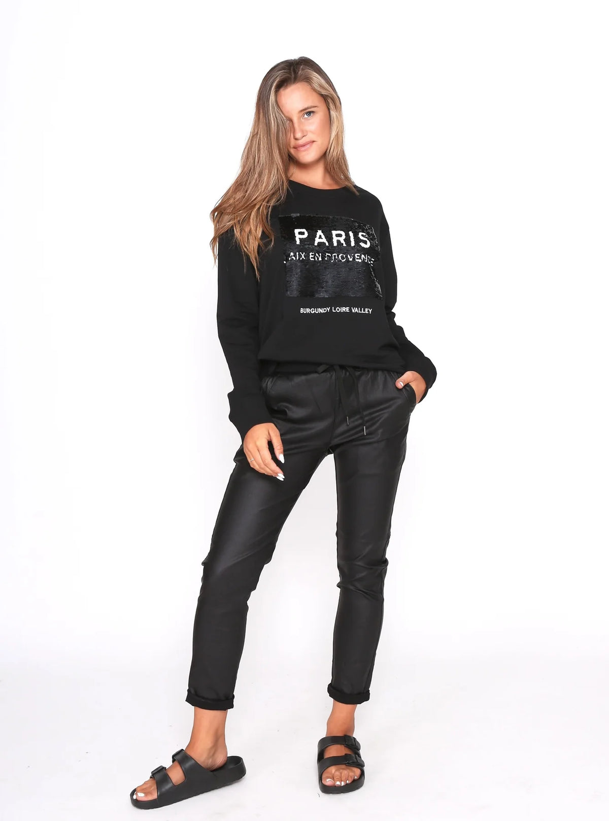 Monaco Riley Jogger - Waxed Black