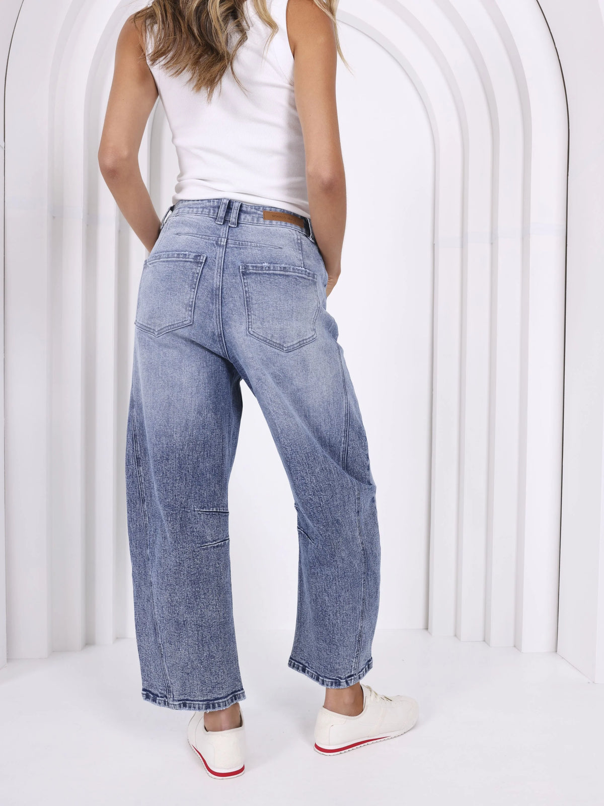 Monaco Theo Barrel Jean - Blue