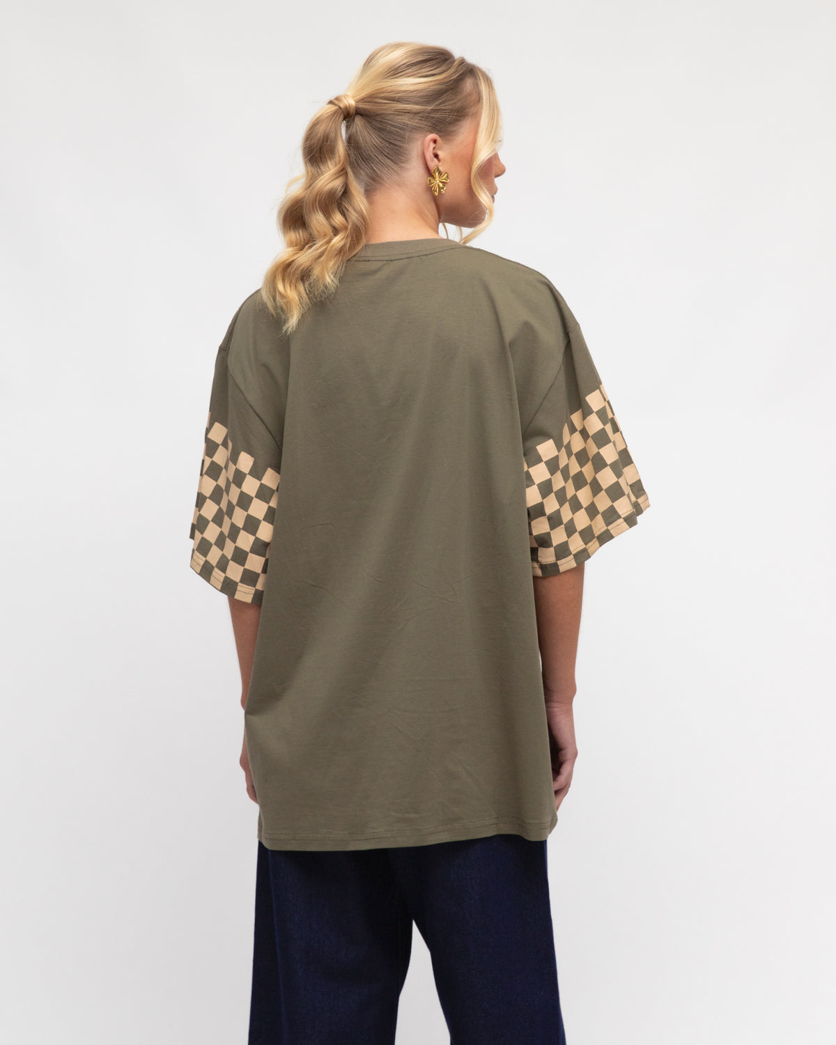 Paper Heart Saddle Up Tee - Khaki