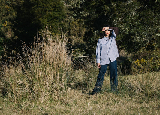Grace & Harmony Versailles Shirt - Stripe/Plain