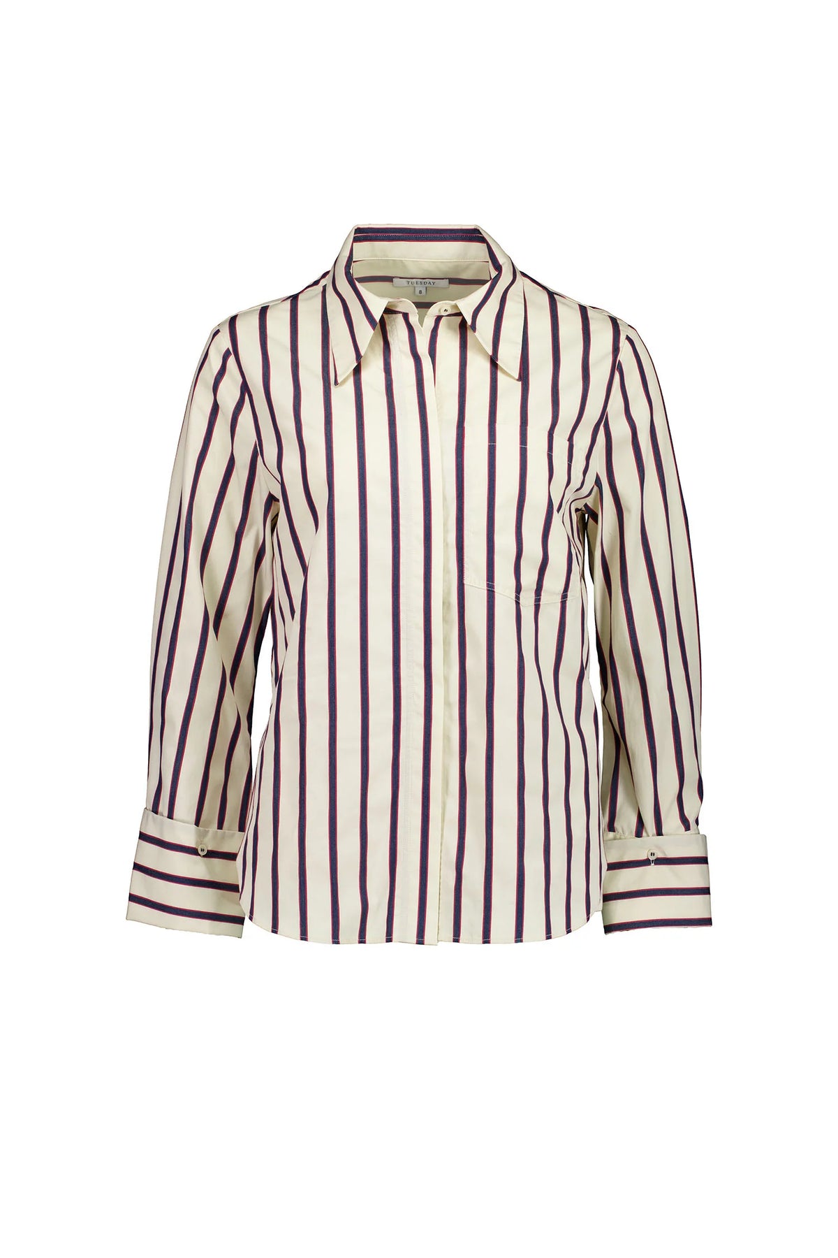 Tuesday Reed Shirt - Red/Denim/Ivory Stripe