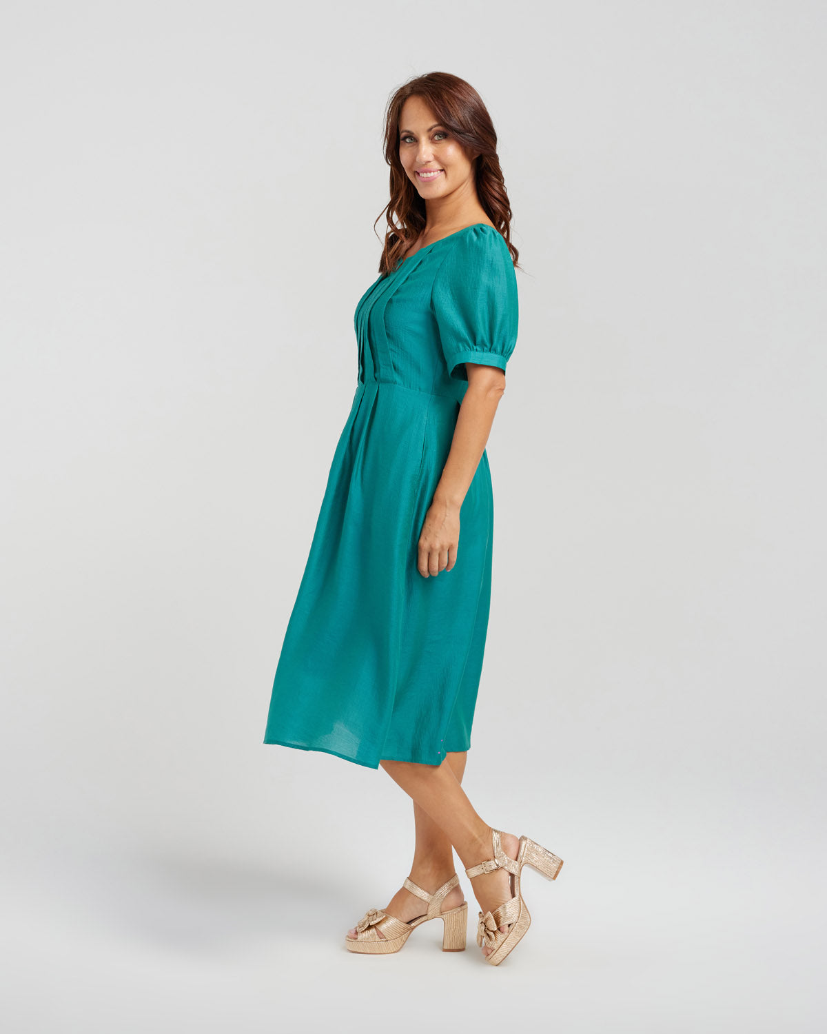 Seduce Julia Dress - Forrest Green