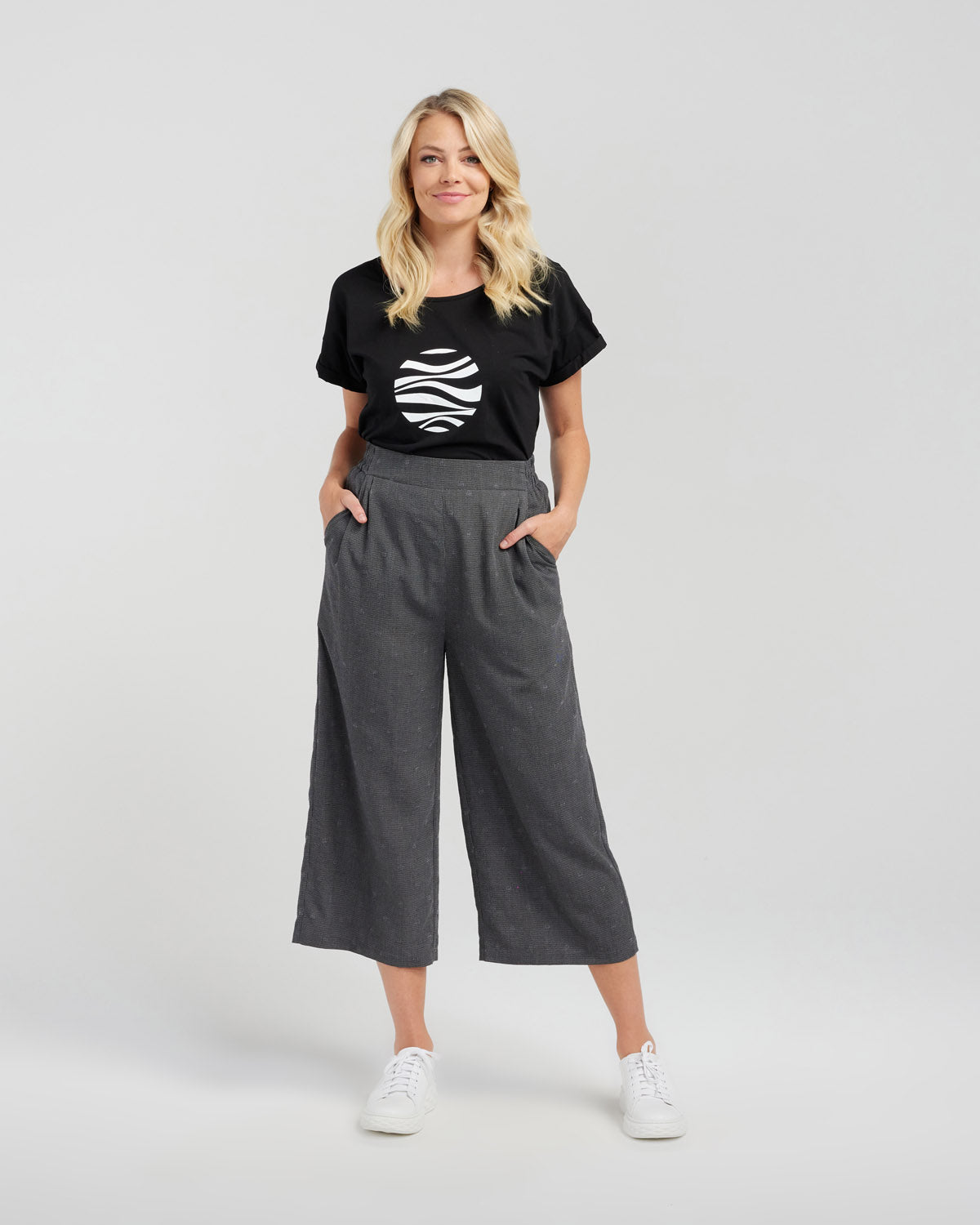 Seduce Valentina Pant - Black Check