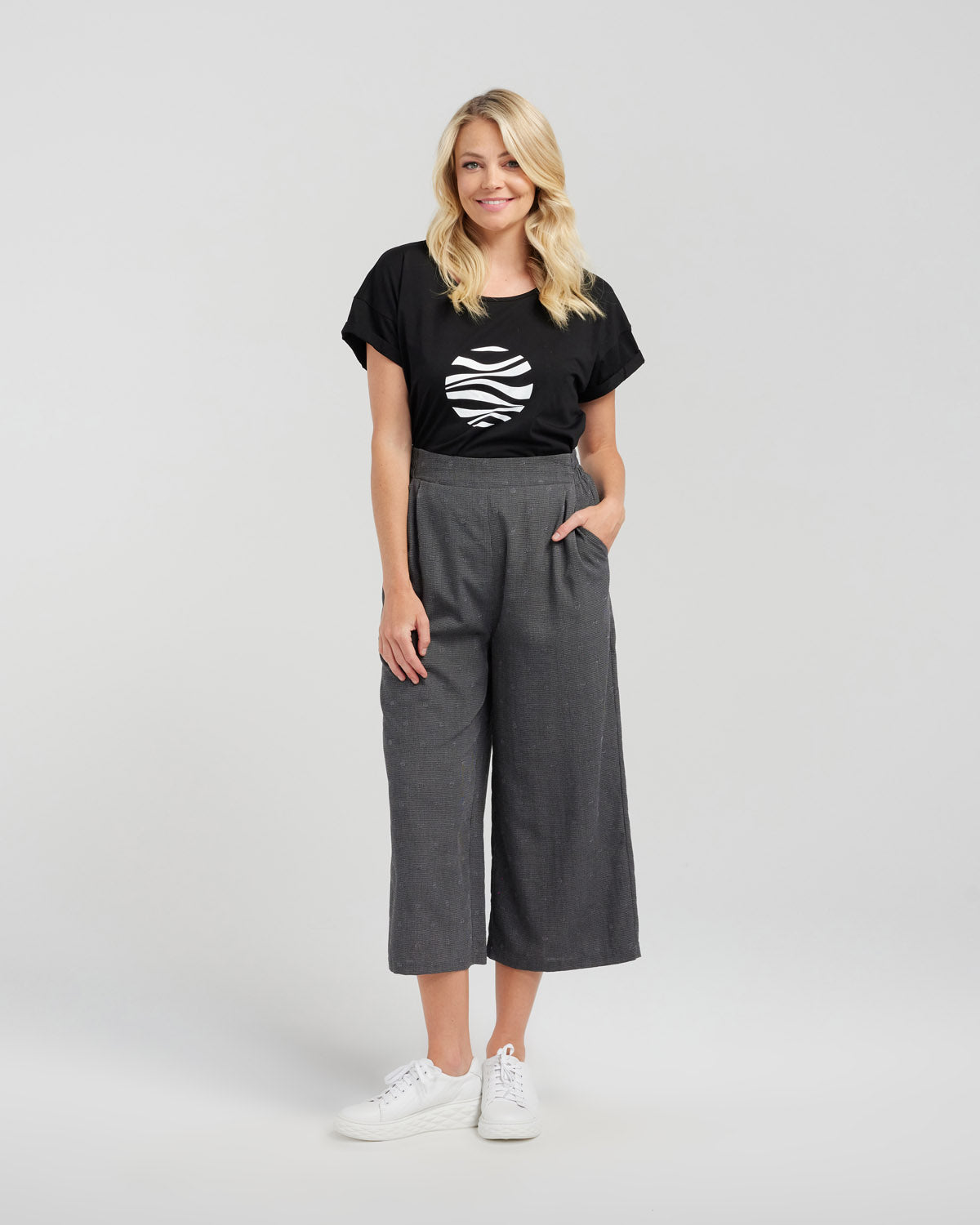 Seduce Valentina Pant - Black Check