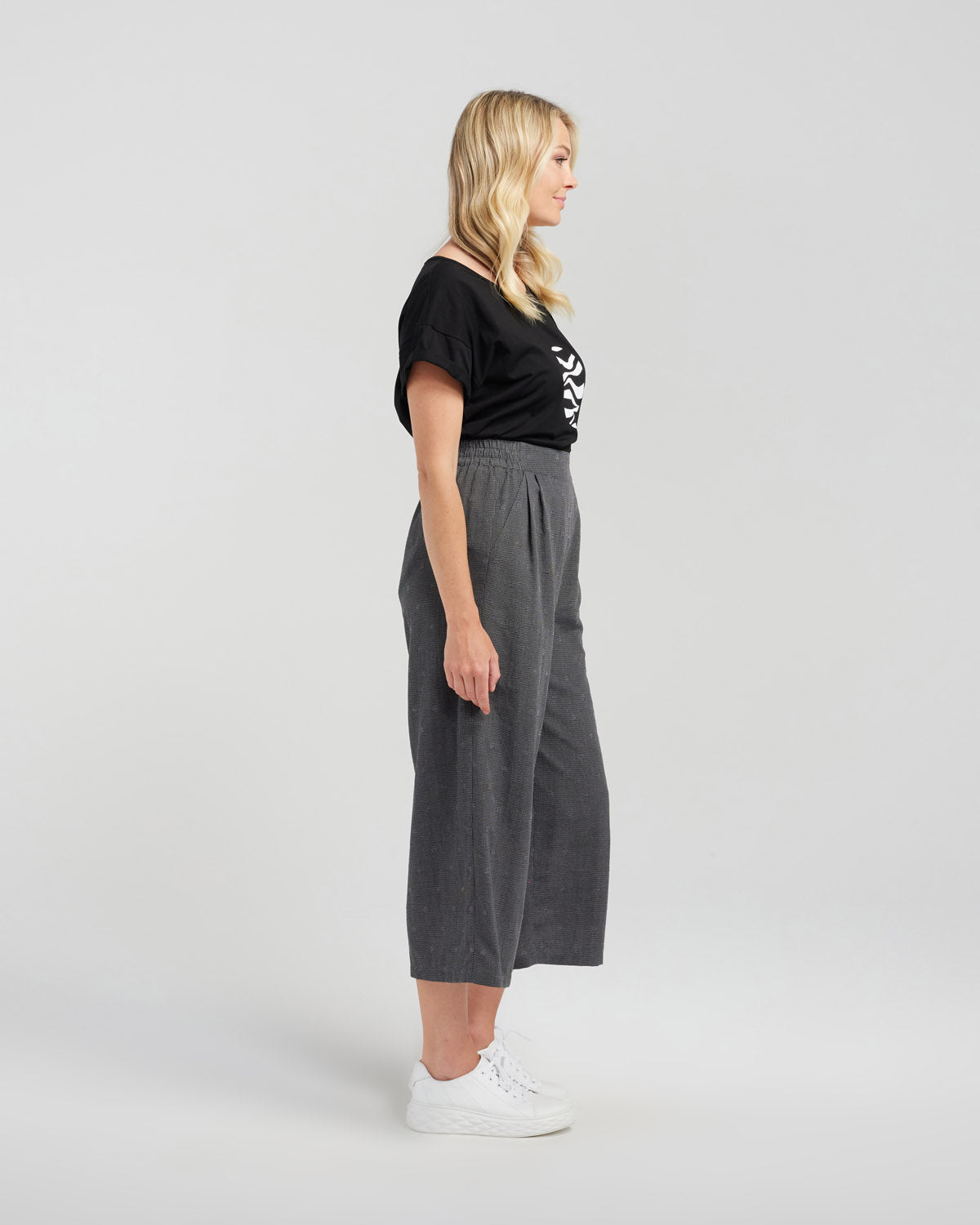 Seduce Valentina Pant - Black Check