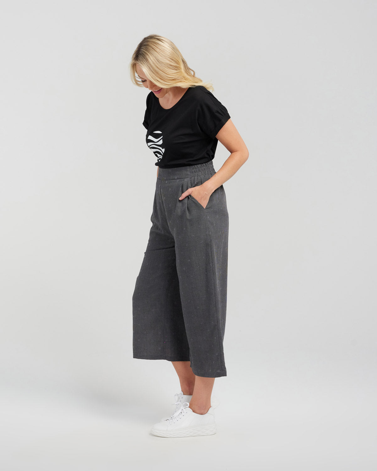 Seduce Valentina Pant - Black Check