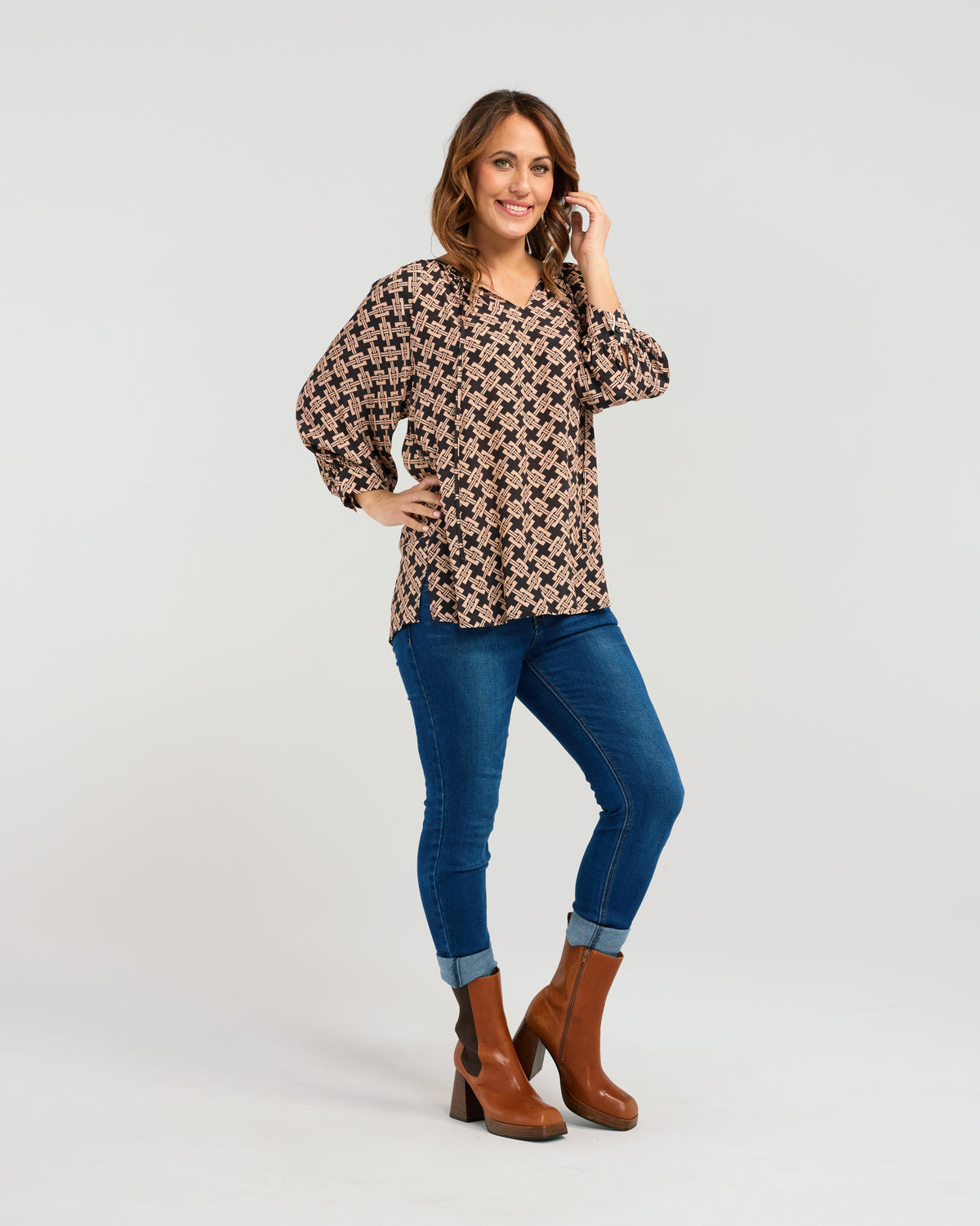 Seduce Bridie Top - Basket Weave