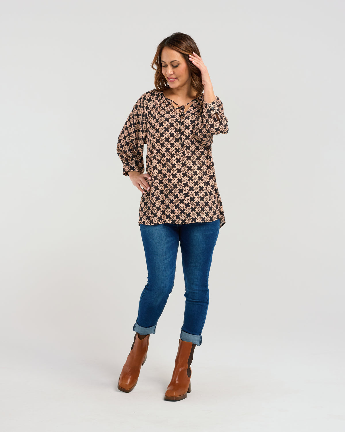 Seduce Bridie Top - Basket Weave