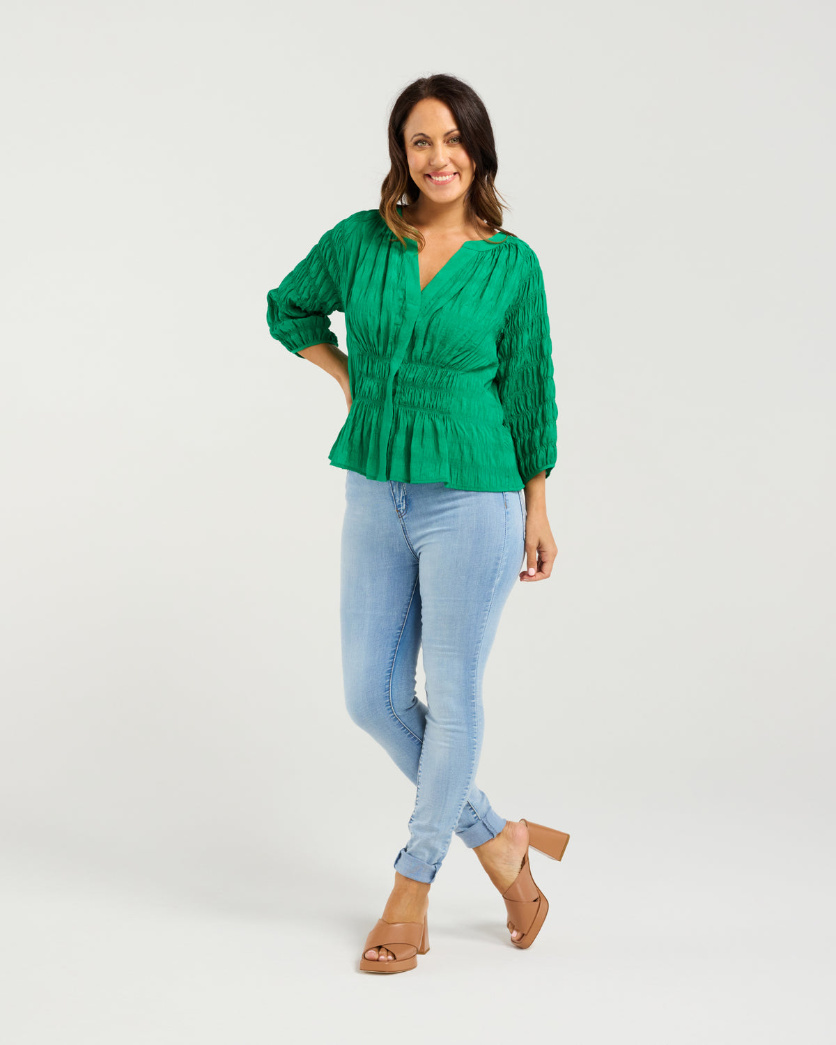 Seduce Grace Top - Green