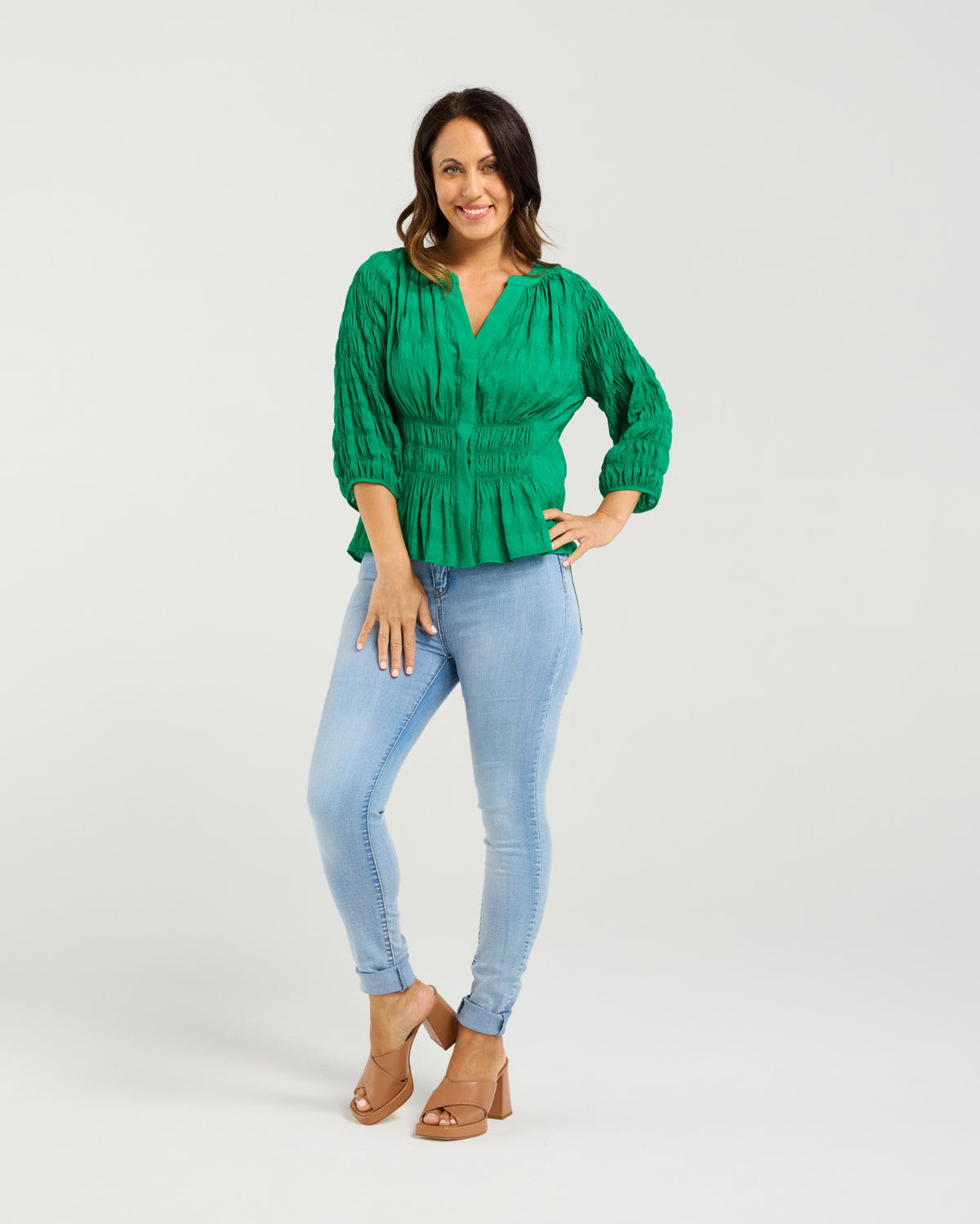 Seduce Grace Top - Green