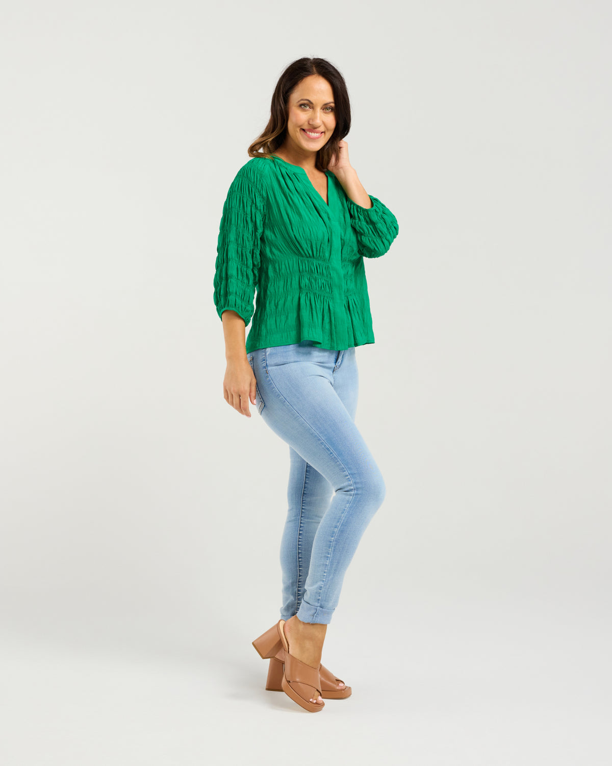 Seduce Grace Top - Green