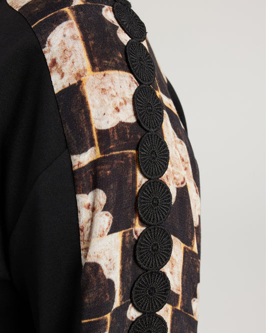 Seduce Louise Top - Golden Grid