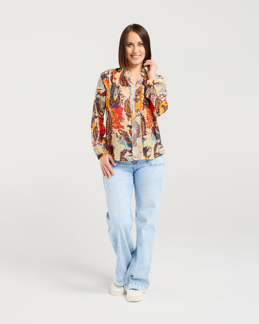 Seduce Vivienne Top - Saffron Garden