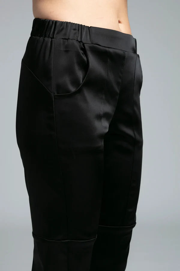 Nes Satin Section Pant - Black