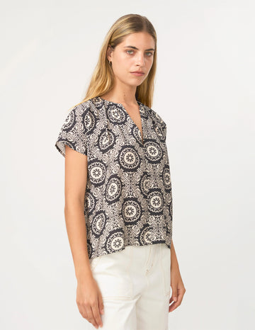 Stella + Gemma Sabrina Blouse - Onyx