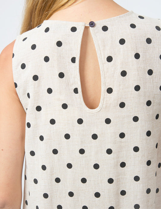 Stella + Gemma Marilyn Dress - Linen Spot