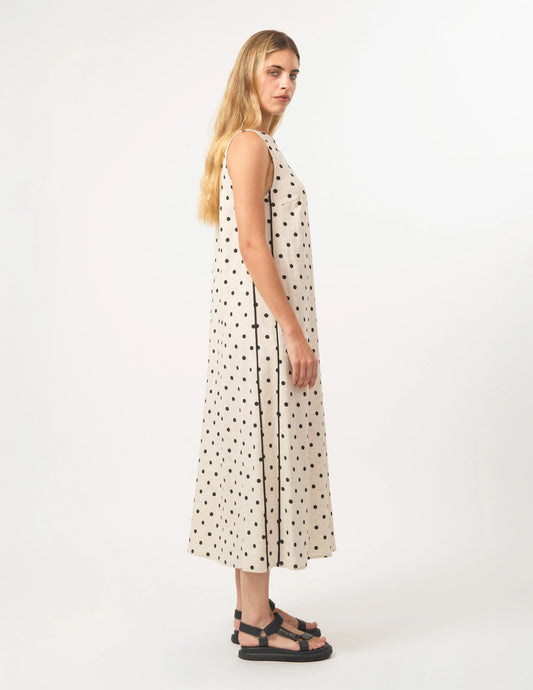 Stella + Gemma Marilyn Dress - Linen Spot